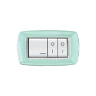 ELETTROCANALI SRL - ETNECL2984PG PLACCA MYLIFE 4 MOD.VERDE PASTELLO