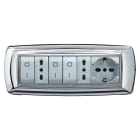 ELETTROCANALI - ETNECL2987CR PLACCA MYLIFE 7 MODULI CROMO