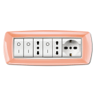 ELETTROCANALI SRL - ETNECL2987PO PLACCA MYLIFE 7 MOD.ARANCIO PASTELLO