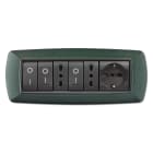 ELETTROCANALI SRL - ETNECL2987V-VN PLACCA MYLIFE 7 MOD.VULC.VERDE NOTTE