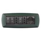 ELETTROCANALI SRL - ETNECL2987V-VN PLACCA MYLIFE 7 MOD.VULC.VERDE NOTTE