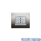 ELETTROCANALI SRL - ETNECL3084AN PLACCA NEWPRESTIGE 4 MOD.ALLUMINIO N.