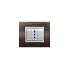 ELETTROCANALI SRL - ETNECL3083WG PLACCA NEWPRESTIGE 3 MODULI WENGE