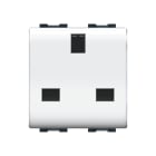 ELETTROCANALI SRL - ETNECL4041WH PRESA INGLESE SIC.MYLIFE 2P+T13A BI.