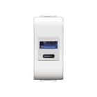 ELETTROCANALI - ETNECL4081ACWH ALIM. USB MYLIFE TIPO A/C INC. 5VDC 3A B