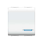 ELETTROCANALI - ETNECL409014WH COPRITASTO DOPPIO ILLUM.MYLIFE BIANCO