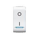 ELETTROCANALI SRL - ETNECL40906WH COPRITASTO SING.ILLUM.MYLIFE INT.BIP BI