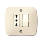 ELETTROCANALI SRL - ETNECLPR652F PLACCA AUTOPORTANTE 2 MODULI AVORIO
