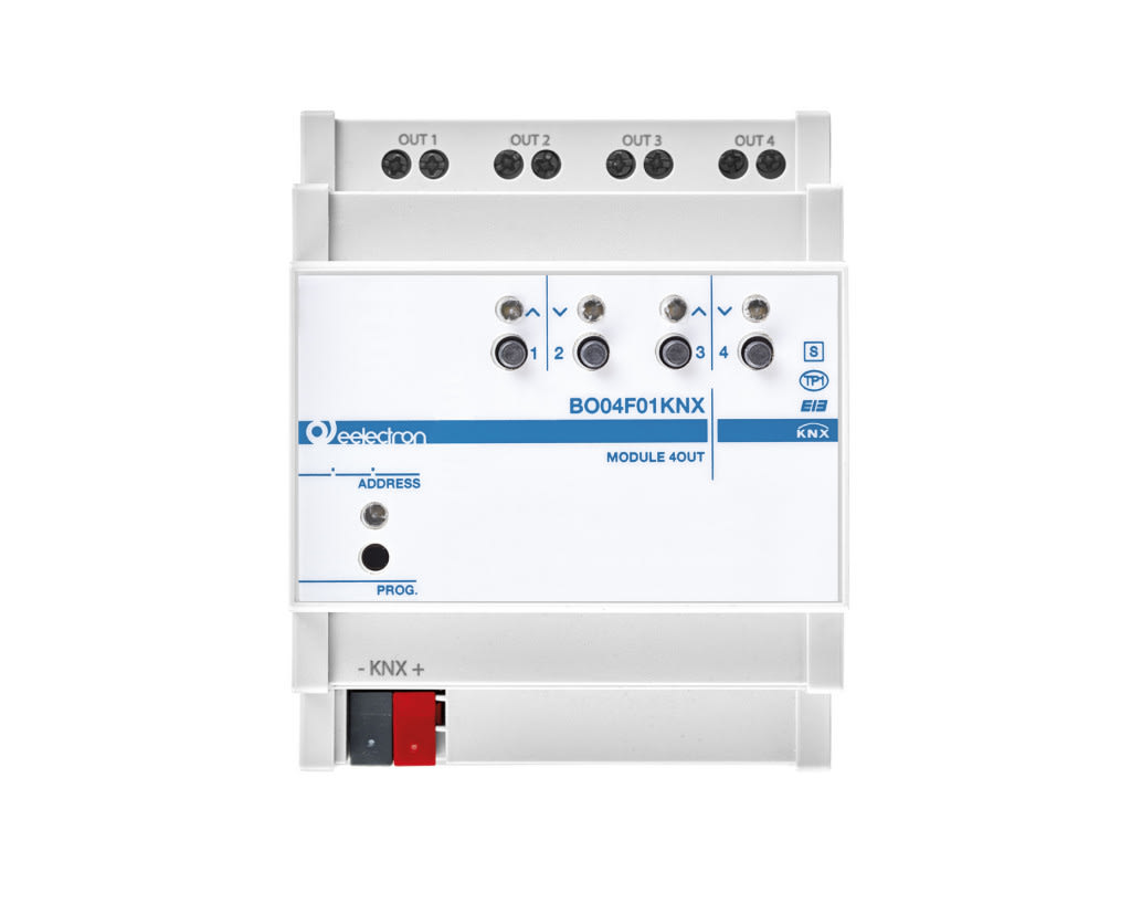 EELECTRON SPA - EEXBO04F01KNX MODULO DIN UNIV 4 OUT PLUS