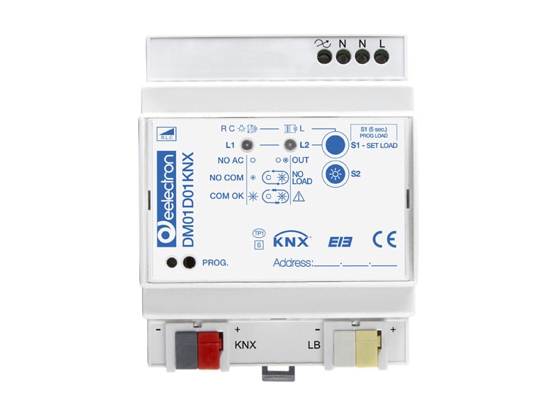 EELECTRON SPA - EEXDM01D01KNX MODULO DIN DIMMER 1OUT - 700W MASTER