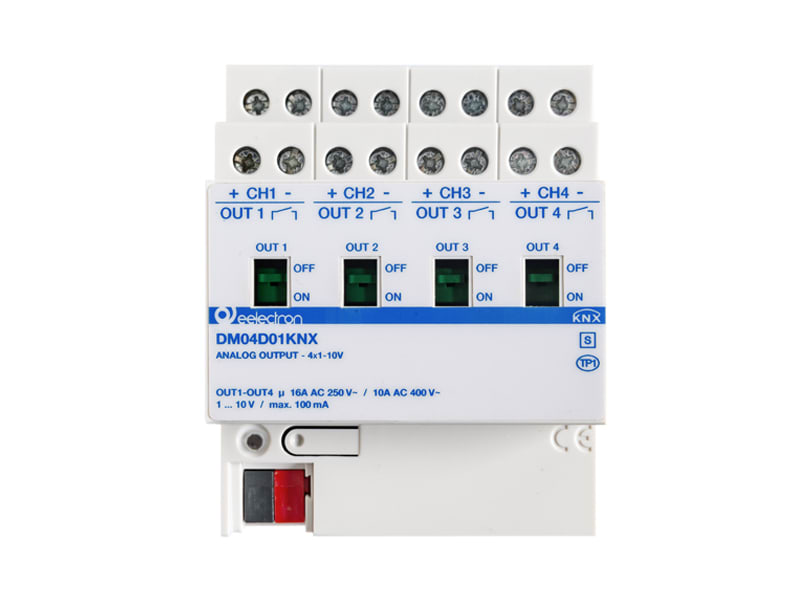 EELECTRON SPA - EEXDM04D01KNX MODULO DIN DIMMER 4 OUT - 1-10V