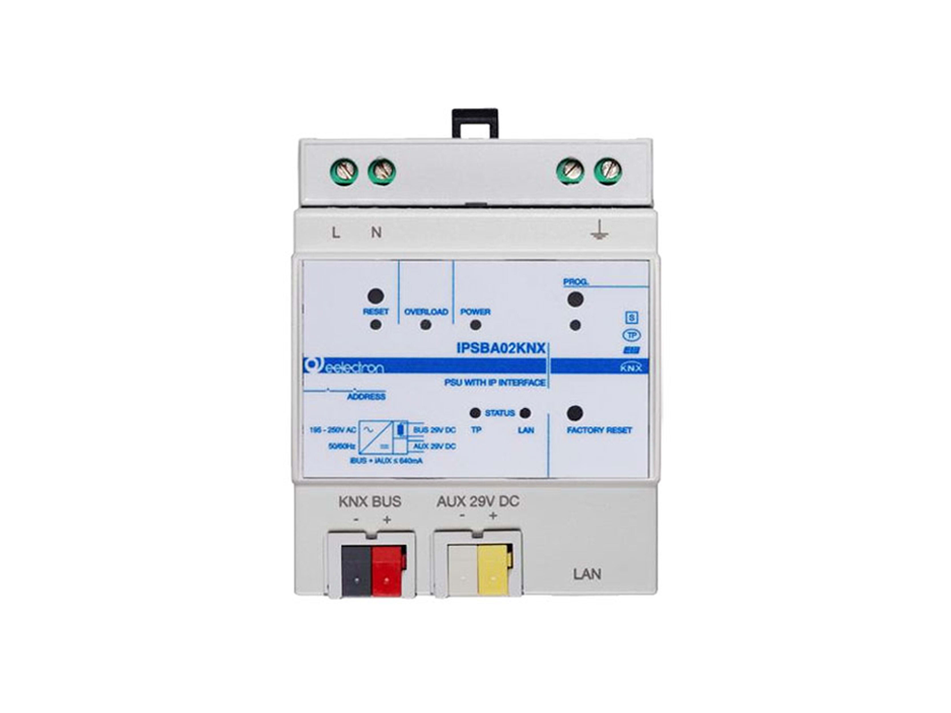 EELECTRON SPA - EEXIPSBA02KNX KNX BRIDGE INTERF.IP+ 640MA KNX SECURE