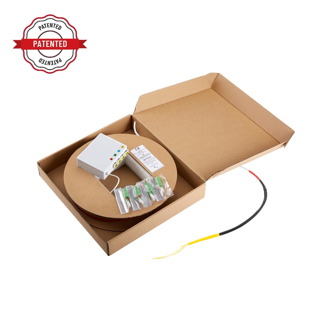 FAIT SRL - FIT3200008 EF4/50 - CAVO OTTICO 4F G.657A2 ECA EASY FIBER 50MT+STOA