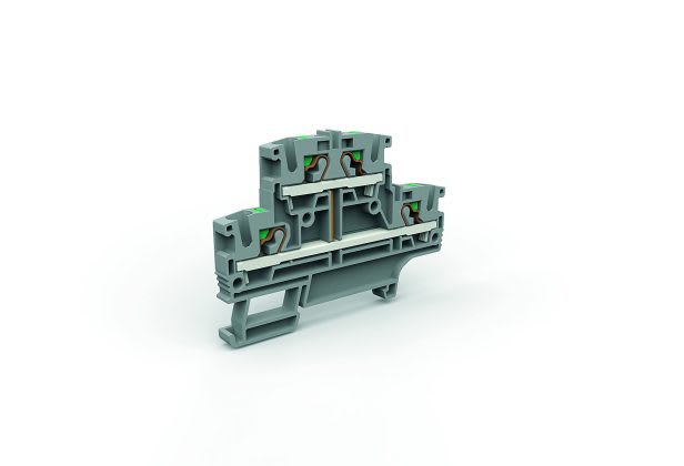 CABUR SRL - CBREFD410GR EFD.4/CI/GR MORSETTO PASSANTE DUE PIANI
