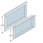 ABB SPA - ABBEH4064K PANN.CIECO RIENTRATO 400X600MM (HXL)