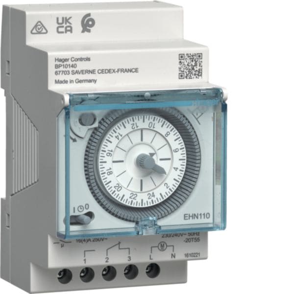 HAGER - HAGEHN110 INTERR. ORARIO GIORN SENZA RISERV 1SC 3M