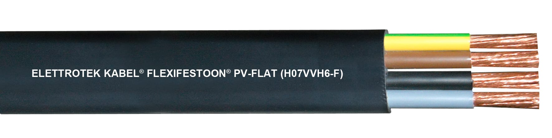 ELETTROTEK KABEL SPA - EKB03050E72041M62 PV-FLAT H07VVH6-F BLACK 4G16