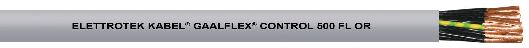 ELETTROTEK KABEL SPA - EKB31450E51030M05 CONTROL 500 FL OR GREY 3X0.50