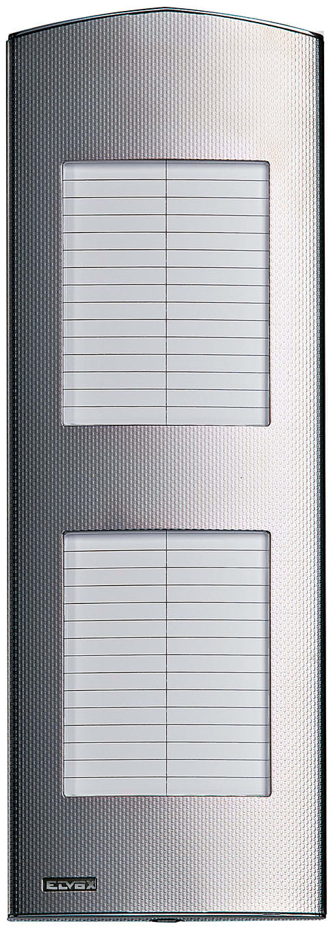 VIMAR SPA - VIW122N PLACCA SUPPL. 2M 2 CARTELLI ACCIAIO