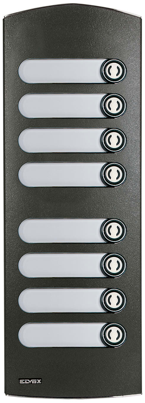 VIMAR SPA - VIW1258/35 PLACCA SUPPL. 2M IK10 8 TASTI GR. SABLE