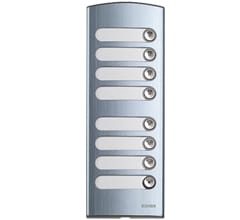 VIMAR SPA - VIW1358 Placca suppl. 2M 8 tasti alluminio