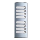 VIMAR SPA - VIW1358 Placca suppl. 2M 8 tasti alluminio