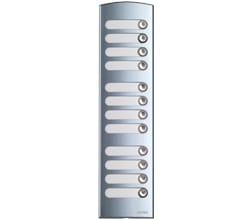 VIMAR SPA - VIW1372 Placca suppl. 3M 12 tasti alluminio
