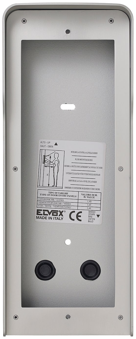 VIMAR SPA - VIW41152.04 Scatola parete 2M Pixel grigio anodizz.