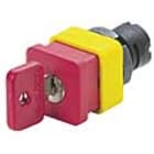 NEW ELFIN SRL - NEW020PQACRK PULSANTE Q.FUNGO CHIAVE ROSSO RES.