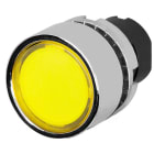 NEW ELFIN SRL - NEW020PTAILGW PULSANTE T.INTERO LUM.GIALLO MET.