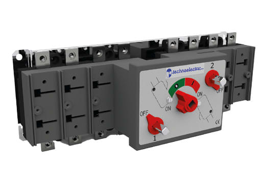 TECHNOELECTRIC SRL - TEH110056 INTERRUTTORE ORIZZONTALE CON MANIGLIA BL