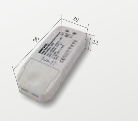 ELCOM SRL - EOW03040 DRIVER 350MA 12W CLASSE II IP20