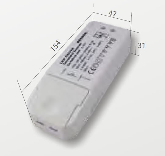 ELCOM SRL - EOW03120 DRIVER 500MA 6W CLASSE II IP20