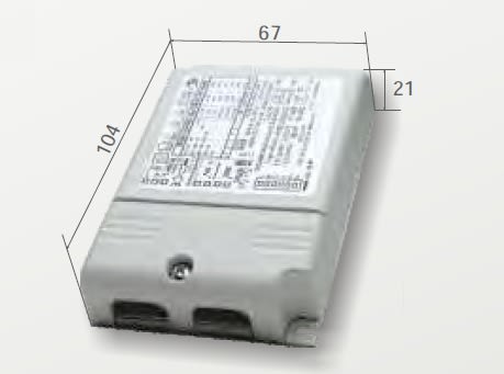 ELCOM SRL - EOW03151 DRIVER 350-900MA/24VDC 20W DALI IP20