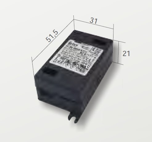 ELCOM SRL - EOW03170 DRIVER 350MA 8W CLASSE II IP20