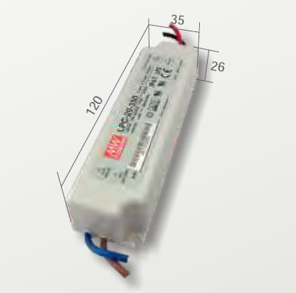 ELCOM SRL - EOW07440 DRIVER 350MA 17W 9-48V CLASSE II IP67