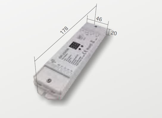 ELCOM SRL - EOW09252 CONTROLLER DALI 4CH RGB 12/24V 240/480W