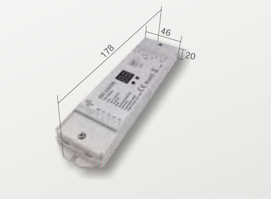 ELCOM SRL - EOW09252 CONTROLLER DALI 4CH RGB 12/24V 240/480W