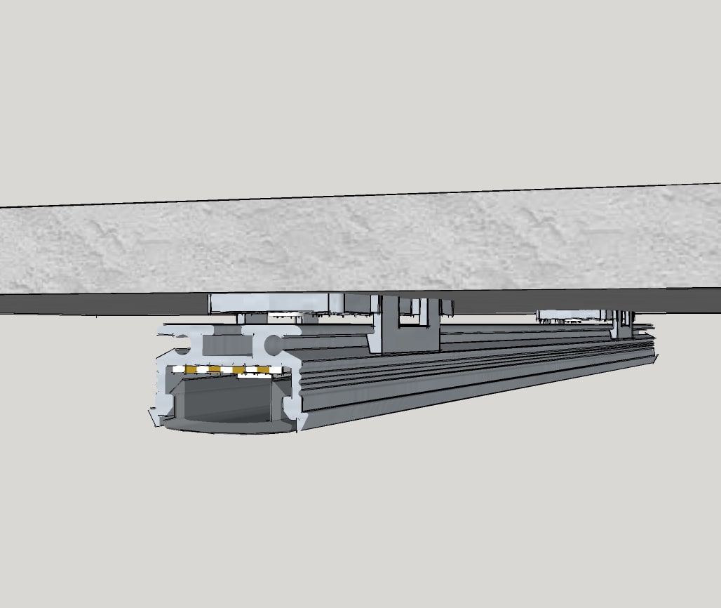 ELCOM SRL - EOW1710TP-O01L20 KIT 1710 OPALE BIANCA TERMOPLASTICO 2M