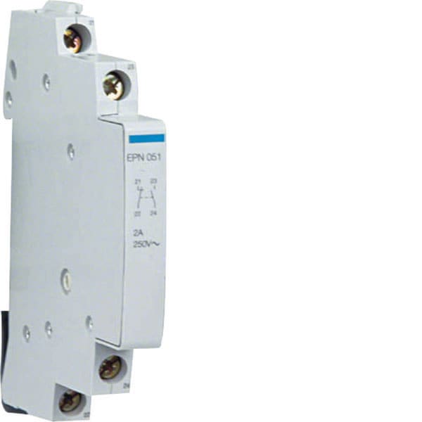 HAGER - HAGEPN051 CONT. AUX. 1NA + 1NC PER RELE P-P 1M