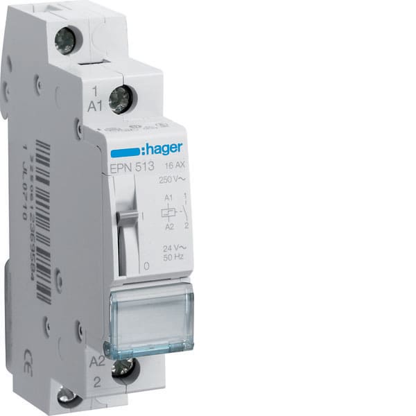 HAGER - HAGEPN513 RELE PASSO-PASSO 16A 24V 1NA 1M