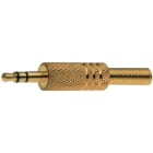 ELCART DISTRIBUTION - ERT040300300 SPINA VOLANTE 3,5MM STEREO DORATA