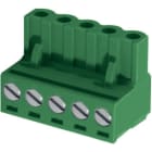 ELCART DISTRIBUTION - ERT051225600 MORSETTO EURO P FEM. P.5,08 6VIE