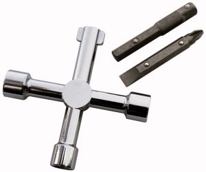 ELCART DISTRIBUTION - ERT070154900 CHIAVE A 4 USI CON PUNTE