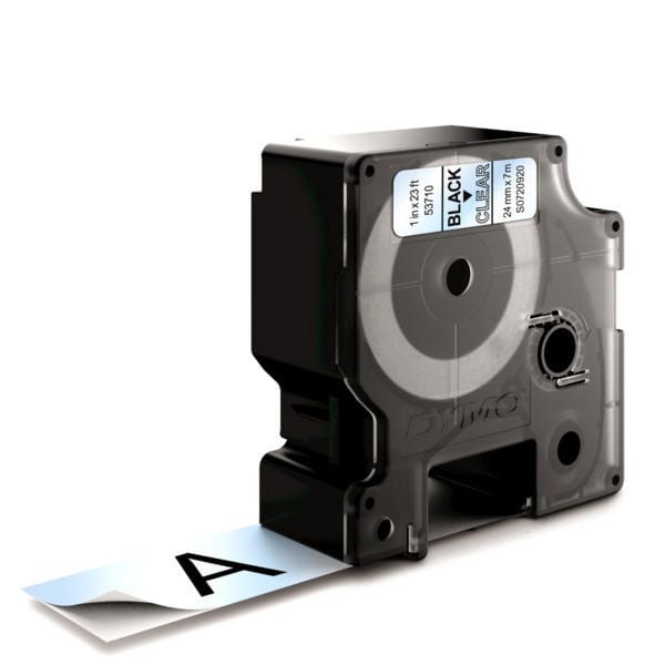 ELCART DISTRIBUTION - ERT079802800 NASTRO PER DYMO 24X7MM NERO/TRASP