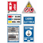 ELCART DISTRIBUTION - ERT352005100 KIT N.6 CARTELLI X CABINA 20000V