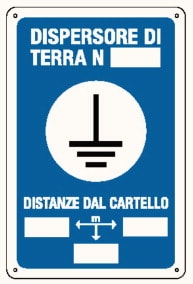 ELCART DISTRIBUTION - ERT352012200 CARTELLO DISPERSORE DI TERRA