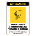 ELCART DISTRIBUTION - ERT352071100 CARTELLO AREA VIDEOSORVEGLIATA