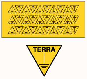 ELCART DISTRIBUTION - ERT352091400 FOGLIO N.30 ETICHETTE MESSA TERRA