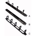 ELCART DISTRIBUTION - ERT404844000 PANNELLO PASSACAVI 1U NERO